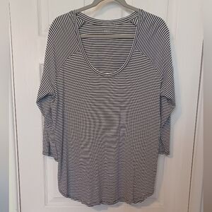 a.n.a. Striped Top